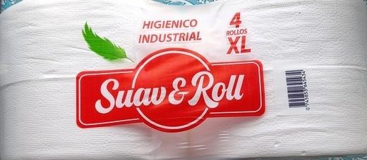 Papel higiénico industrial Suav & Roll 4 rollos XL x 500 m